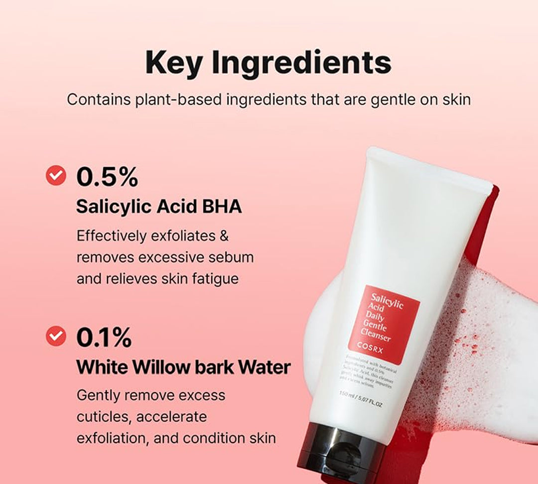 COSRX Salicylic Acid Daily Gentle Cleanser