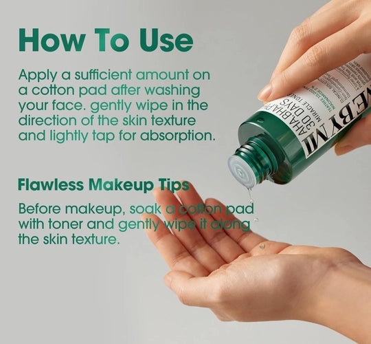 SOME BY MI AHA BHA PHA 30 Days Miracle Toner | Exfoliating & Calming Toner for Acne, Texture & Pores